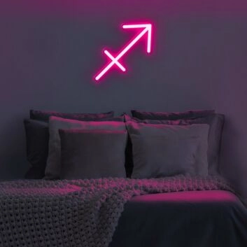 Sagittarius Horoscope Neon Sign for astrology enthusiasts