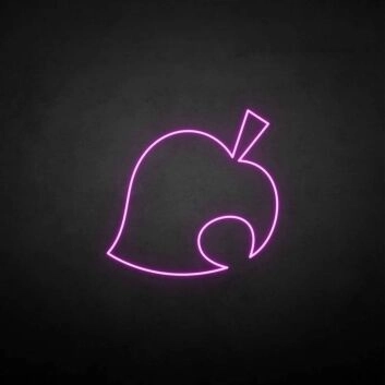 &#39;Leaf&#39; neon sign