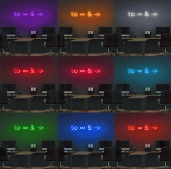 To Infinity And Beyond Neon Sign for fans of space and adventure