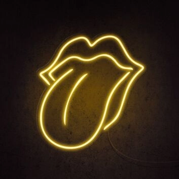 Wild Mouth Art Piece Neon Sign for bold and artistic settings