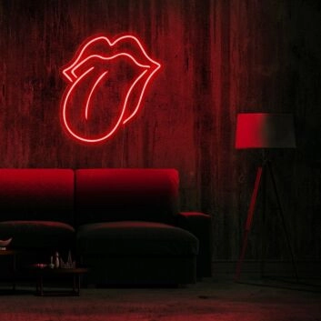 Wild Mouth Art Piece Neon Sign for bold and artistic settings