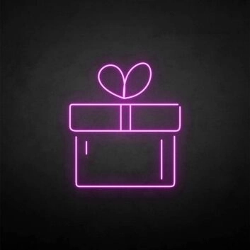&#39;Gift&#39; neon sign