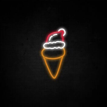 Ice Cream Neon Sign ideal for dessert shops and ice cream parlors