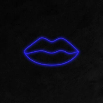 Lips Neon Sign adds a bold statement to any room
