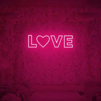 Love Neon Sign for romantic and loving decor
