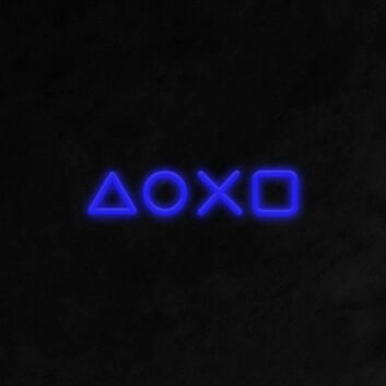 Playstation Neon Sign perfect for gaming rooms