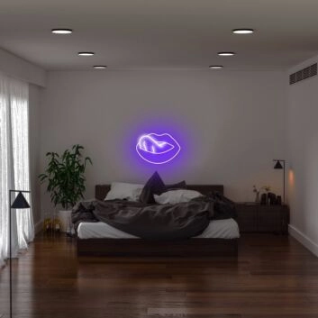Sugar Lips Neon Sign adds a playful touch to any room