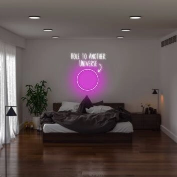 Teleportation Device Neon Sign for sci-fi and adventurous decor