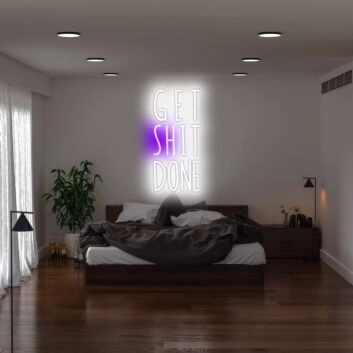 Get Sht Done Neon Sign ideal for productive office environments