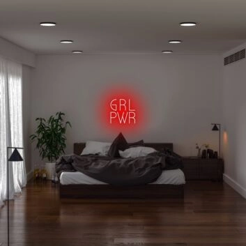 Girl Power Neon Sign perfect for empowering and positive settings