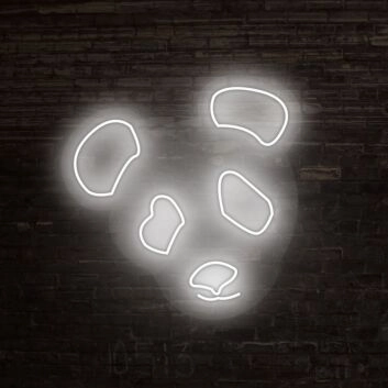 Panda Neon Sign adds a cute touch to kids' rooms