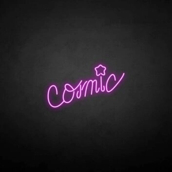 Comic&#39; neon sign