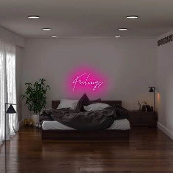 Feelings Neon Sign perfect for emotional and artistic decor