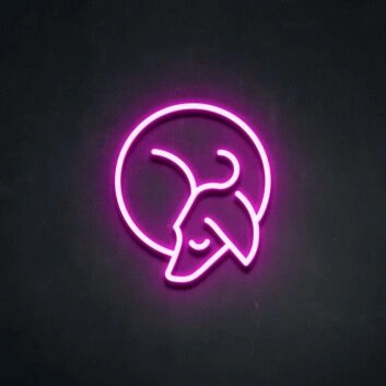 Sleepy Dog Neon Sign perfect for pet lovers