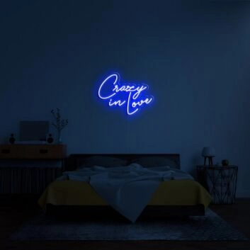 Crazy In Love Neon Sign for fun and romantic settings