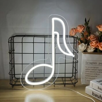 Note Neon Sign perfect for music lovers