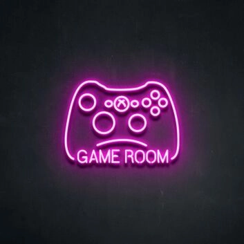 Games Room Neon Sign perfect for gaming spaces