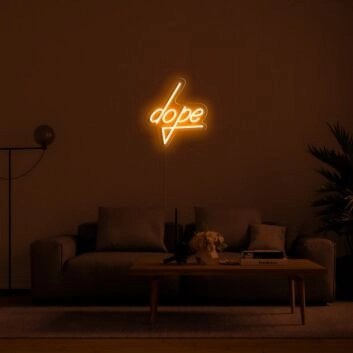 Dope Neon Sign for trendy and stylish decor