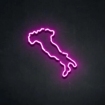 Italy Neon Sign for Travel Enthusiasts