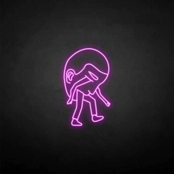 &#39;Heavyhead&#39; neon sign