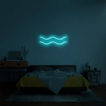 Aquarius Neon Sign for Zodiac Lovers