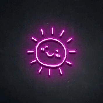 Sunshine V2 Neon Sign for Brightening Any Room