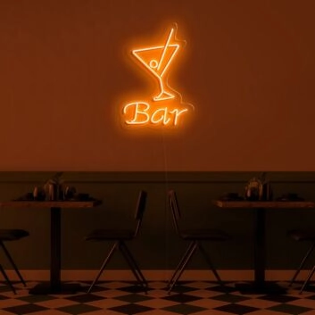 Bar Neon Sign for Bars and Pubs