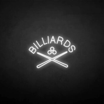 Bliiards&#39; neon sign