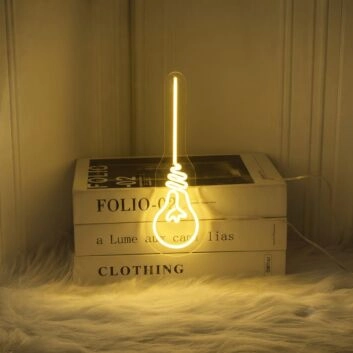 Lightbulb Moment Neon Sign for Creative Spaces