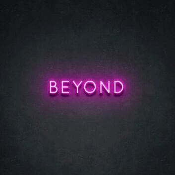 Beyond Neon Sign for Futuristic Spaces