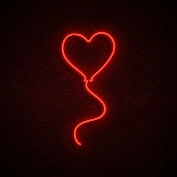 Love Balloon Neon Sign for Fun Romantic Decor
