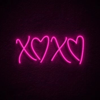 Xo Neon Sign for Music Lovers and Romantic Spaces