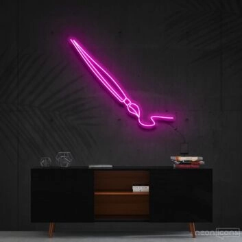 Penmanship Neon Sign for Artistic Spaces