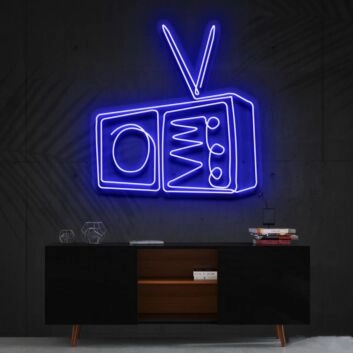 Retrovision Neon Sign for Vintage and Retro Decor