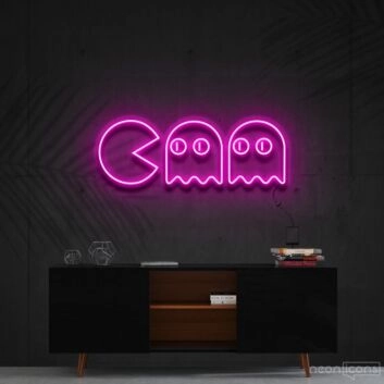 Chasing Ghosts Neon Sign for Playful and Bold Decor