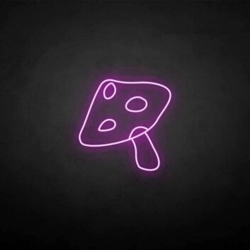 &#39;Mushroom&#39; neon sign