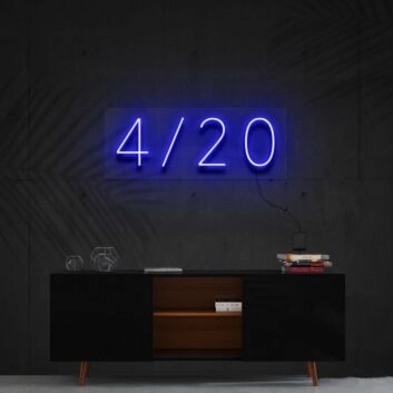 Four Twenty Neon Sign for Lifestyle Decor