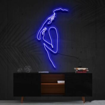 A Minimalist Touch Neon Sign for Modern Decor