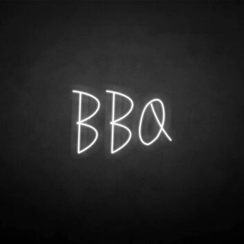 &#39;BBQ&#39; neon sign