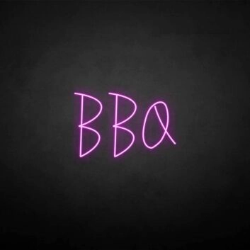 &#39;BBQ&#39; neon sign