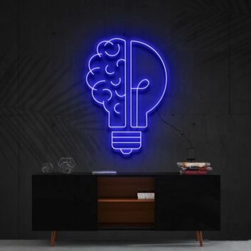 Lightbulb Moment Neon Sign for Creative Spaces