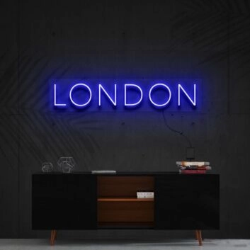 London Neon Sign for Travel Lovers