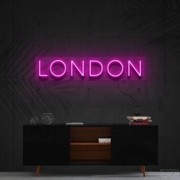 London Neon Sign for Travel Lovers
