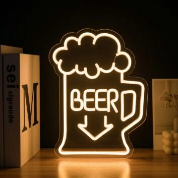 Customize &#39;BEER&#39; neon sign