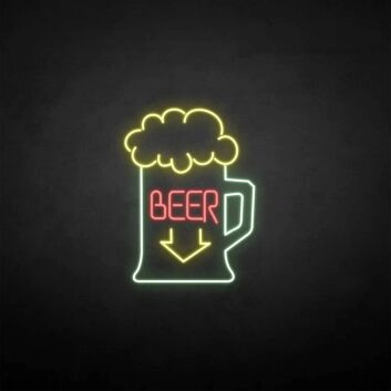 Customize &#39;BEER&#39; neon sign
