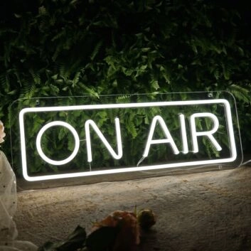 On Air Neon Sign for Studios and Creative Spaces