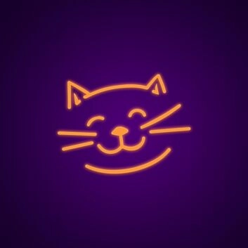 Cat Neon Sign for Pet Lovers