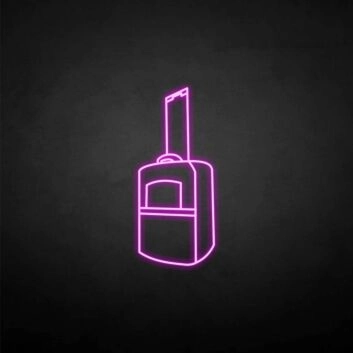 &#39;suitcase&#39; neon sign