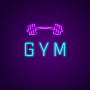 Gym Neon Sign for Fitness Spaces
