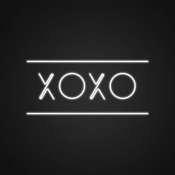 Xoxo Neon Sign for Romantic Decor